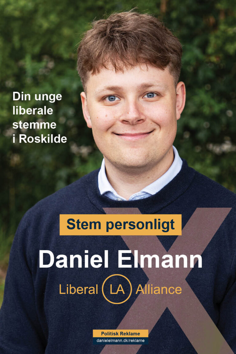 daniel elmann roskilde liberal alliance mit roskilde 2040 kommunalvalg 2025 stem personlig